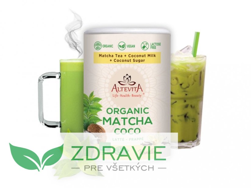 Matcha coco latte / frappe