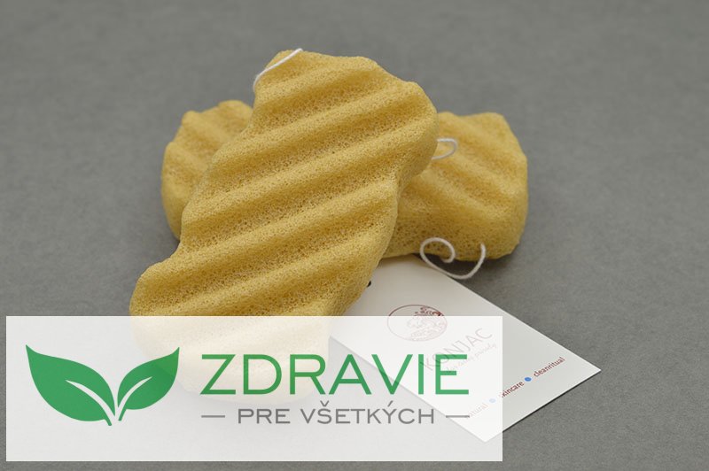 Telová špongia extrakt z kurkumy