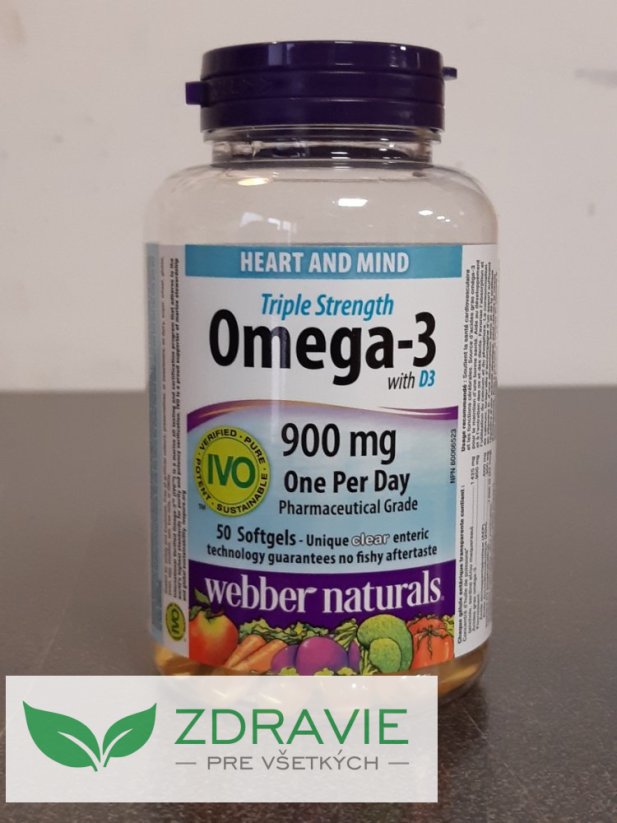 Omega-3 trojitá sila s vitamínom D3