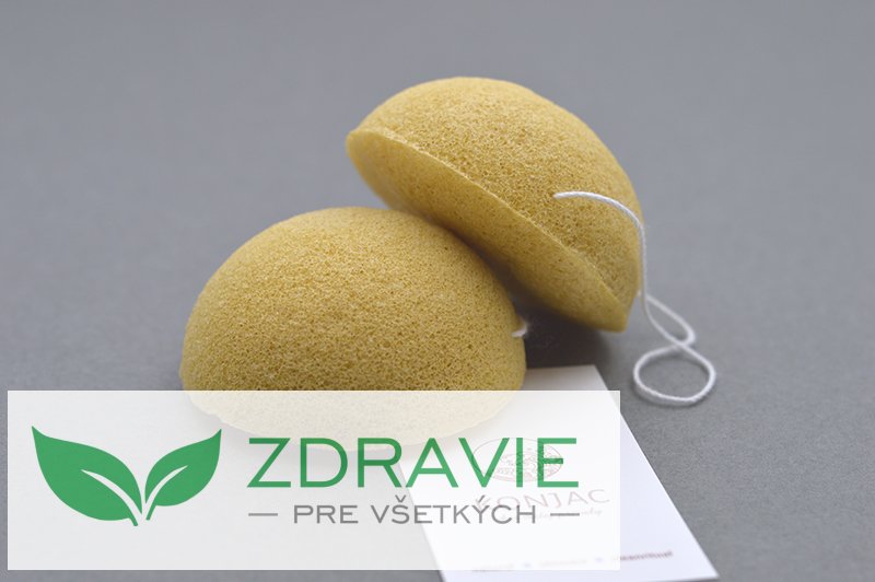 Tvárová špongia extrakt z kurkumy