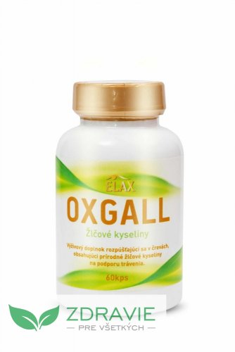 Elax Oxgall -  žlčové kyseliny 30 ks