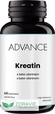 Kreatín - výkon, vitalita, kondícia ADVANCE
