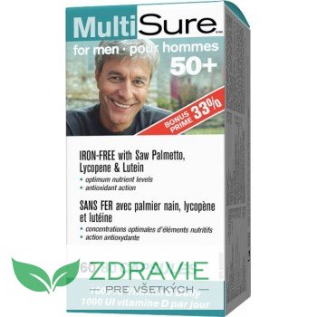 MultiSure® Multivitamín pre mužov 50+