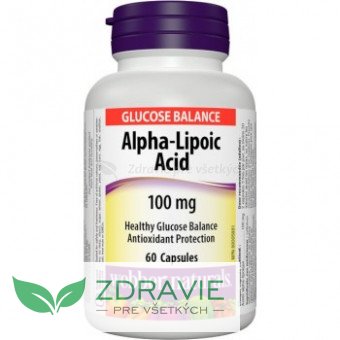 Alfa lipoická kyselina 100 mg
