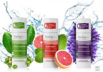 Bio deodoranty bez sódy od Saloosu