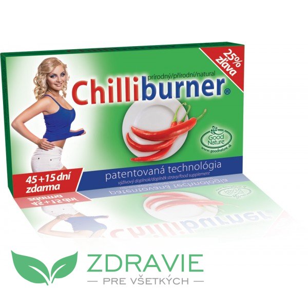 Chilliburner-prírodná podpora chudnutia 60 tbl