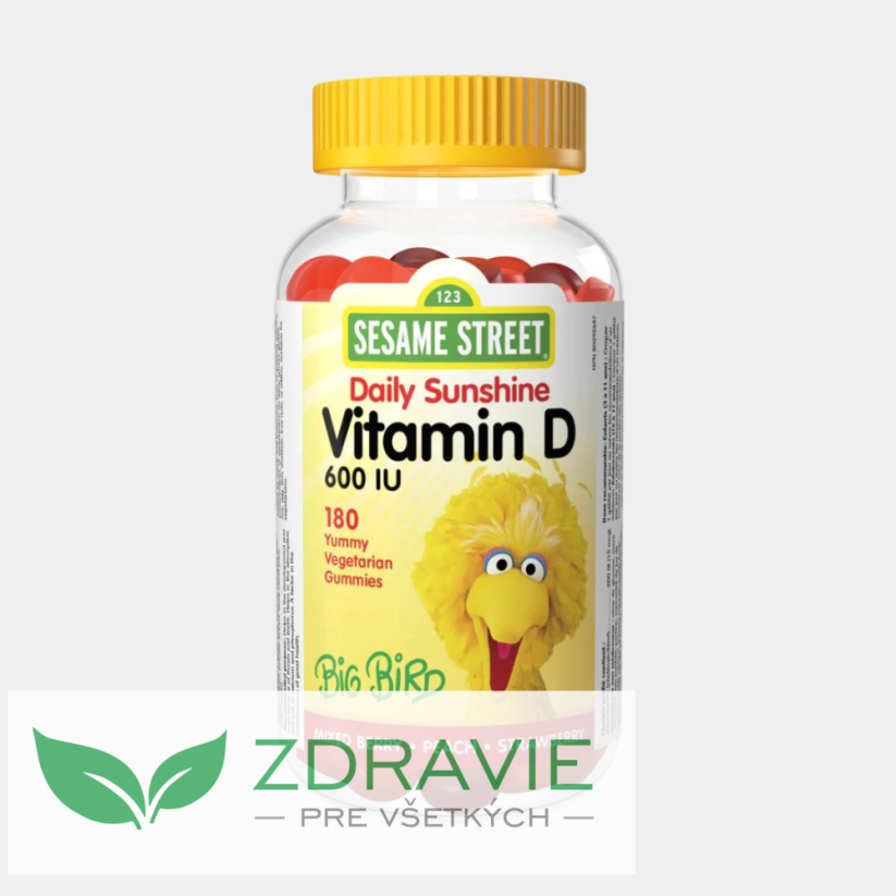 Sesame Street® Vitamín D3 600 IU
