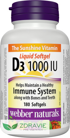 Vitamín D3 1000 IU