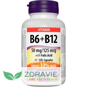 Vitamín B6 + B12 + kyselina listová