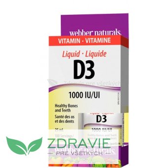 Vitamín D3 1000 IU - 25 ml