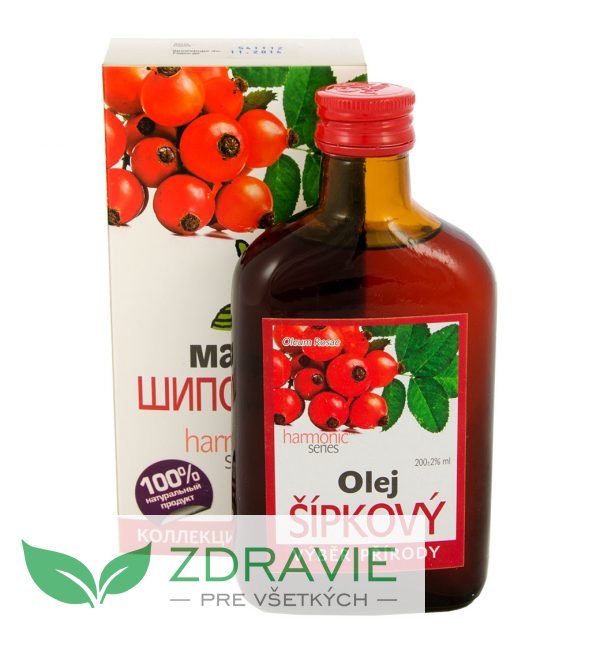 Šípkový olej 100% - Balenie: 200ml