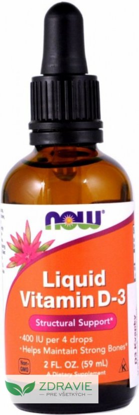 Vitamín D3 400 IU - tekutý