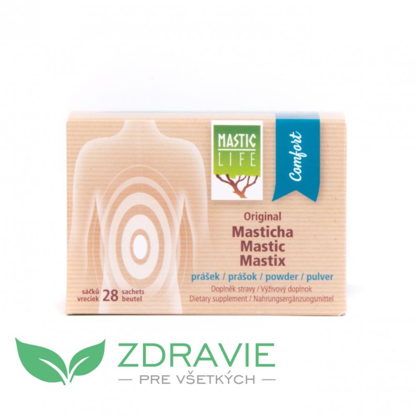 Mastichový prášok s inulínom - Masticlife Comfort