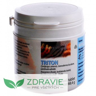 Triton - čínske huby cordyceps, reishi, shiitake