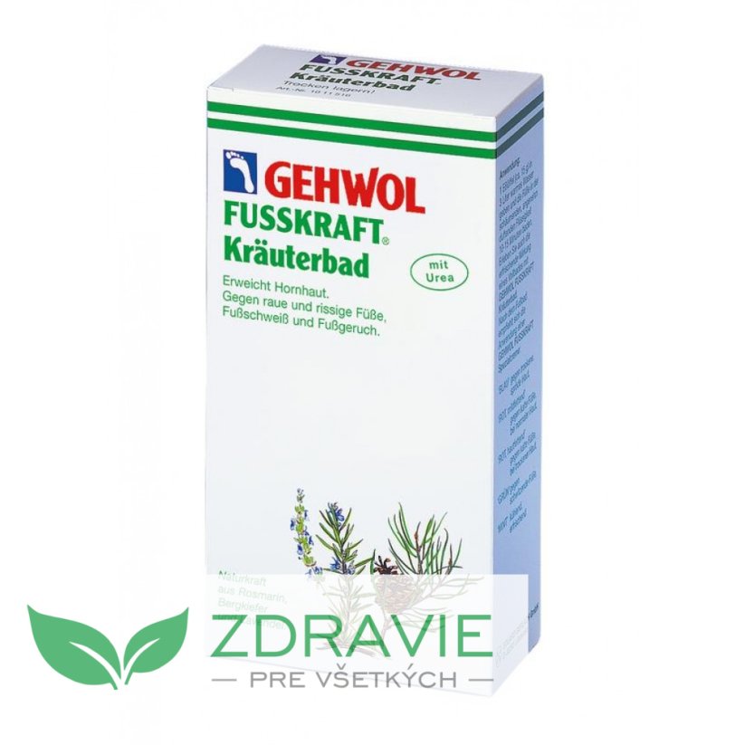 Kräuterbad - bylinkový kúpeľ na nohy