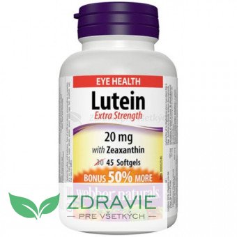 Luteín a Zeaxantín 20 mg