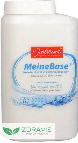 MeineBase® zásaditominerálna kúpeľová soľ - 2 750 g