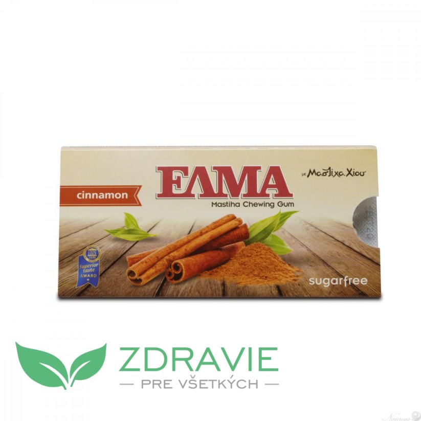 Elma Mastichové žuvačky škorica
