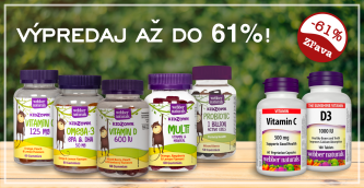 Veľký výpredaj vitamínov na imunitu. Zľava 50% - 61%!!