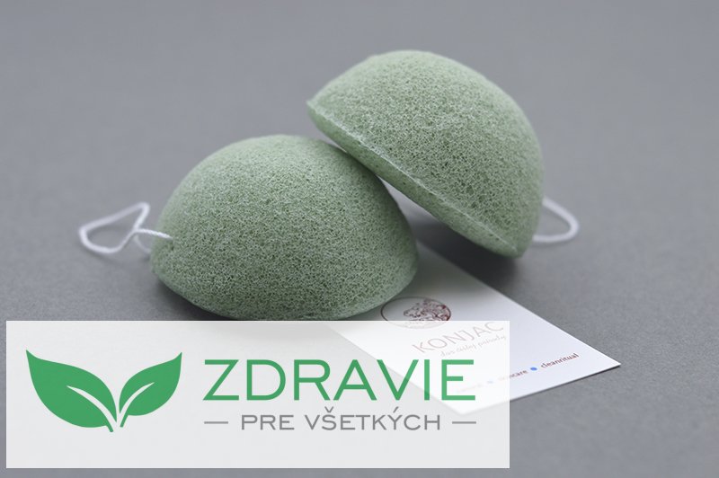 Tvárová špongia extrakt zo zeleného čaju