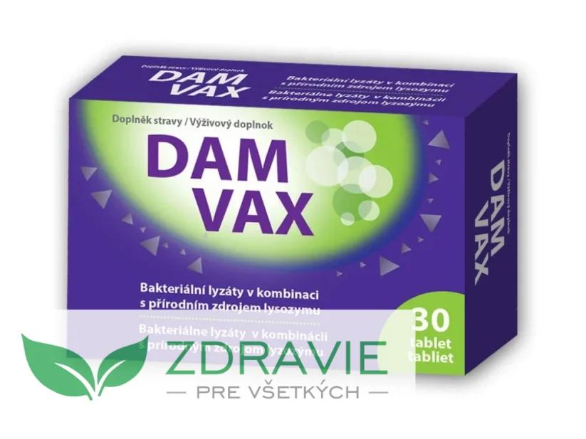 Damvax bakteriálne lyzáty + vitamín C