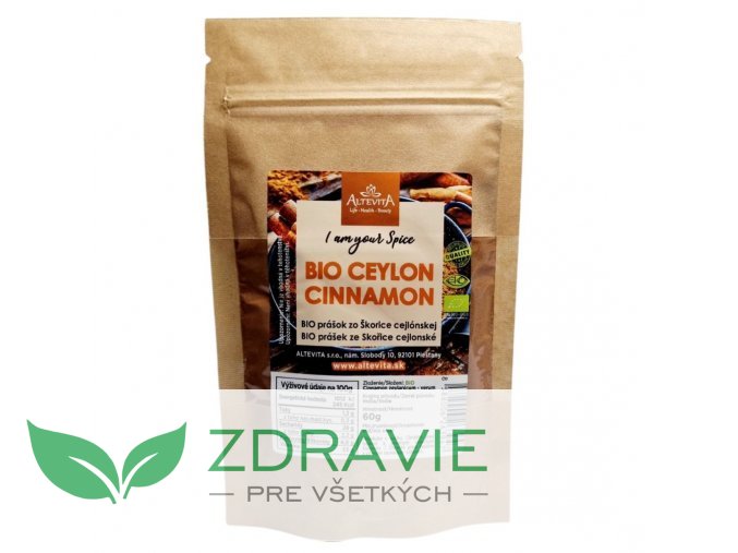BIO Cejlonská škorica mletá