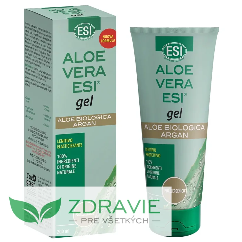 ESI Aloe Vera gél s arganovým olejom 200 ml