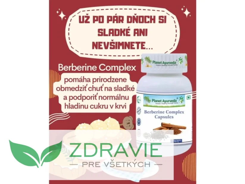 Berberine Complex zdravé trávenie, regulácia cukru v krvi