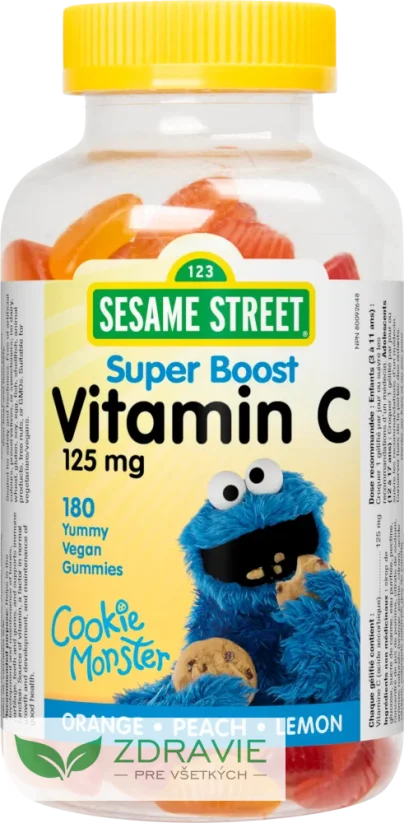 Sesame Street® Vitamín C 125 mg pre deti