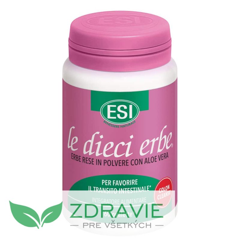 ESI Aloe vera tablety colon cleanse