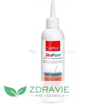 SkalPuro - gél na svrbiacu, šupinatú pokožku hlavy alebo pri vypadávaní vlasov
