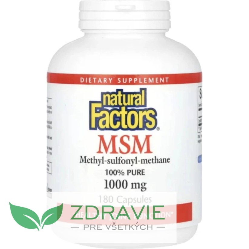 MSM 1000 mg (methyl-sulfonyl-methane)  Natural Factors