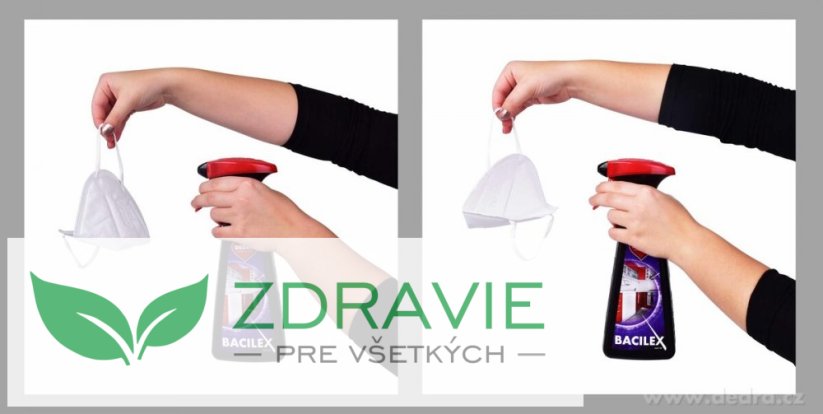 BACILEX Hygienický čistič hladkých povrchov s vysokým obsahom alkoholu (70%)