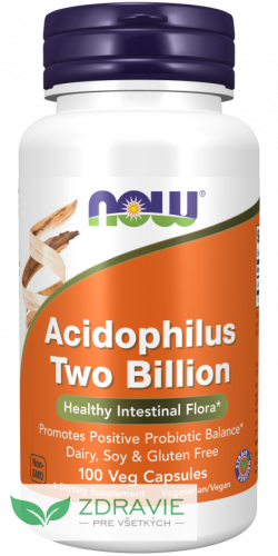 Probiotiká Acidophilus 2 miliardy