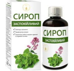 Prírodný ukľudňujúci sirup
