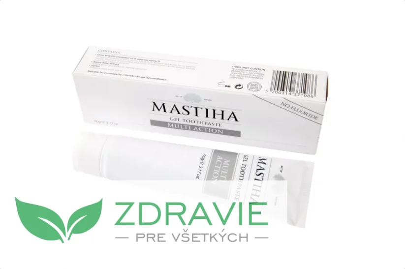 Zubná pasta s mastichovým olejom