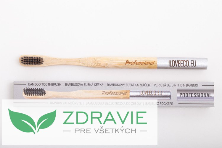 Bambusová zubná kefka Professional