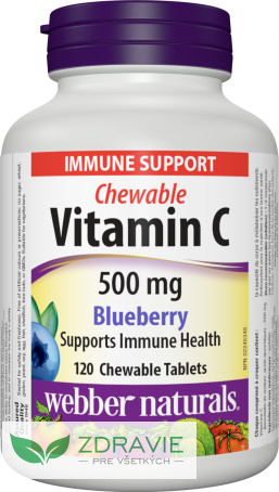 Vitamín C 500 mg - čučoriedka