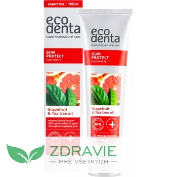 Ecodenta Zubná pasta bez fluoridov na ochranu ďasien s čajovníkovým olejom