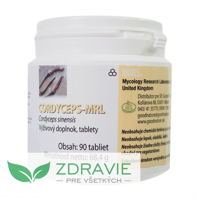 Cordyceps sinensis tablety