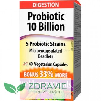 Probiotiká 10 mld baktérií