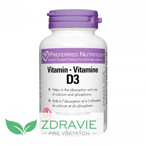 Webber naturals/Preferred Nutrition Vitamín D3 1000 IU