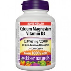 ZĽAVA 15% Vápnik (calcium) + Horčík (magnézium) + D3 333 mg/167 mg/200 IU