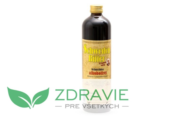 Švédske kvapky bez alkoholu