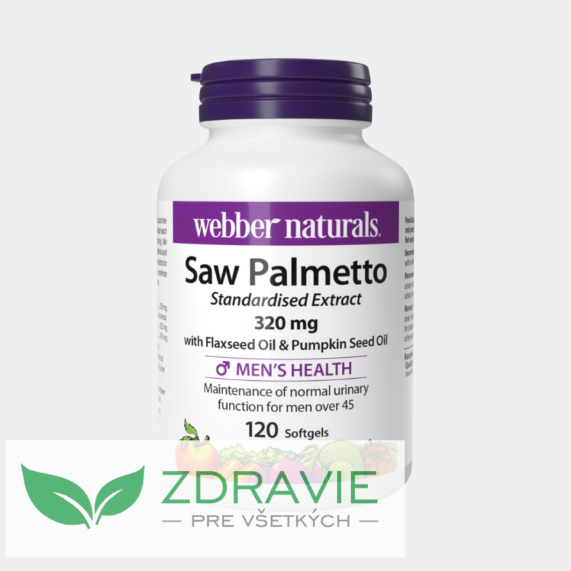 Zdravá prostata Saw Palmetto 320 mg