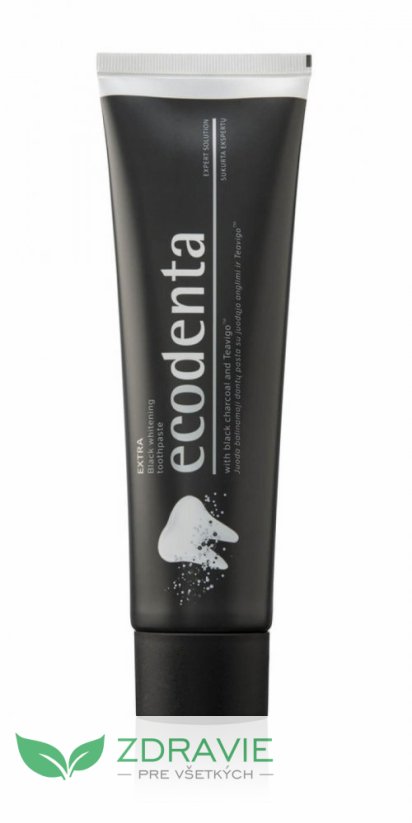 Ecodenta čierna bieliaca zubná pasta