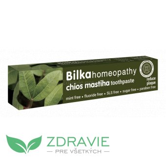 Antibakteriálna homeopatická zubná pasta s Mastichou