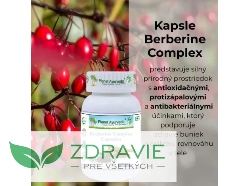 Berberine Complex zdravé trávenie, regulácia cukru v krvi