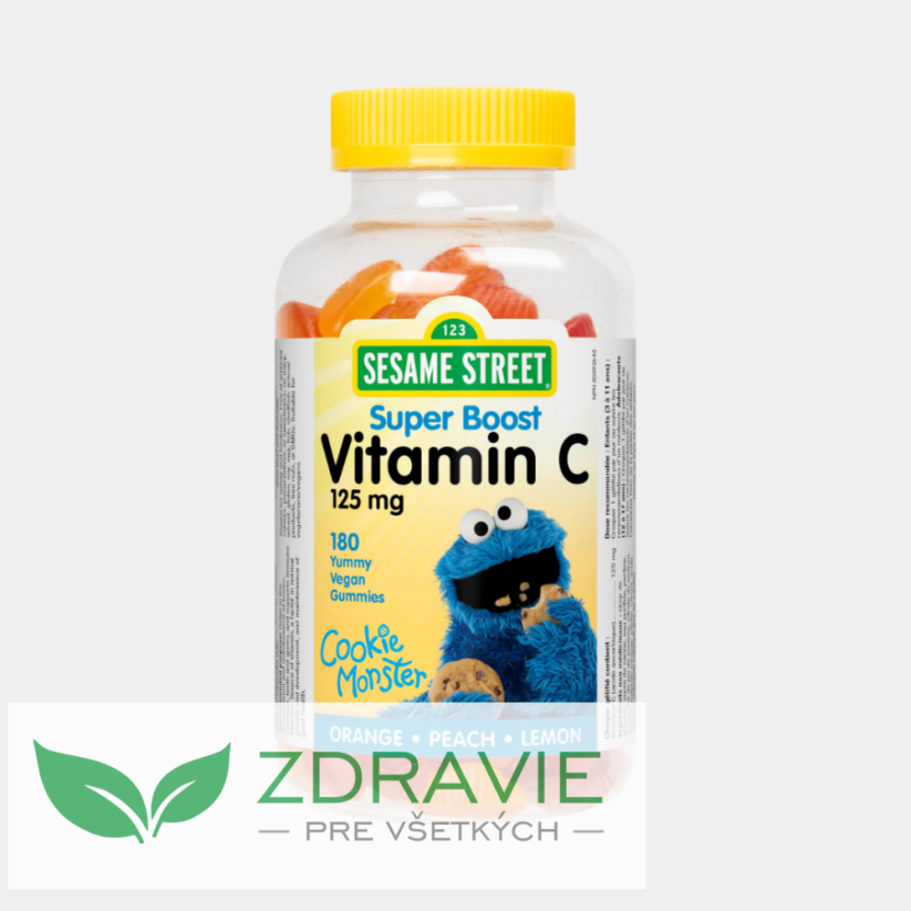 Sesame Street® Vitamín C 125 mg pre deti
