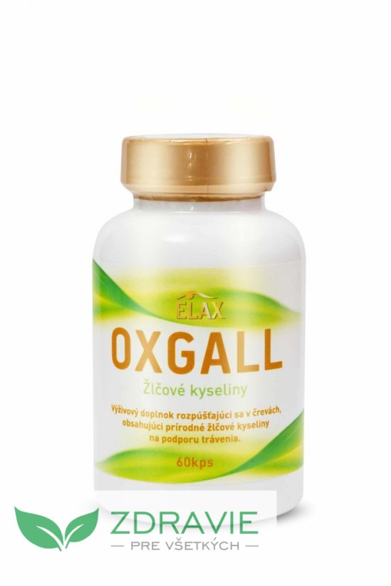 Elax Oxgall -  žlčové kyseliny 60 kps
